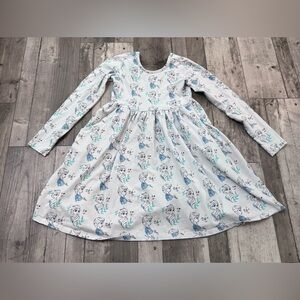 Hanna Andersson Disney Elsa Frozen 2 Skater Dress Size 140 10 READ